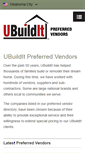 Mobile Screenshot of preferredvendors.ubuildit.com